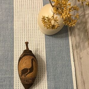 Vintage Carved Boab Nut Emu Australia Art